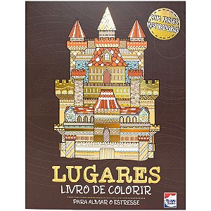 Livro Colorir e Imaginar: Lugares