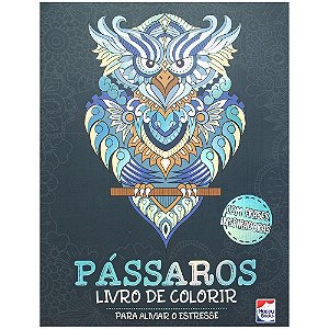 Livro Colorir e Imaginar: Pássaros