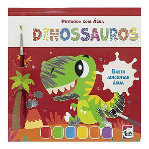 Livro Pintando com Água: Dinossauro