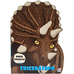 Livro Dinos GIGANTES: Tricerátopo