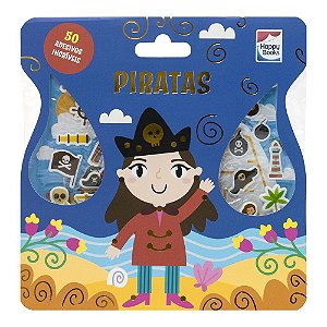 Livro Livro Com Adesivos Fofinhos: Piratas