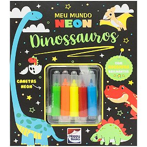 Livro Meu Mundo Neon: Dinossauros