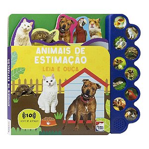 Livro Descobertas Sonoras: Animais de Estimação