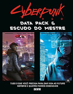 Livro Cyberpunk Red: Data Pack e Escudo do Mestre