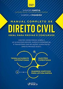 Livro Manual completo de direito civil: ideal para provas...