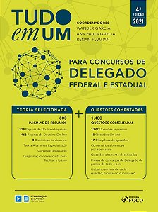 Livro Tudo em um para concursos de delegado federal e est...