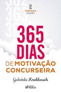 Livro 365 dias de motivação concurseira