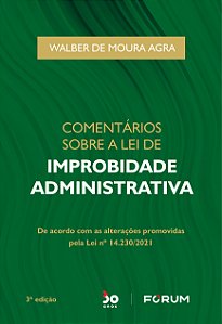 Livro Comentários Sobre a Lei de Improbidade Administrati...