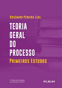 Livro Teoria Geral Do Processo - Primeiros Estudos - 16Ed...