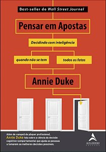Livro Pensar em apostas: decidindo com inteligência quand...