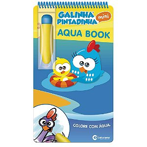 Livro AQUA BOOK GALINHA PINTADINHA