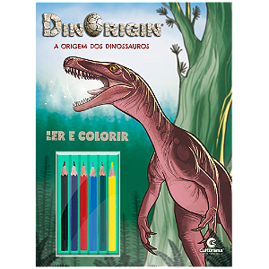 Dinorigin - Ler e Colorir Com Lápis