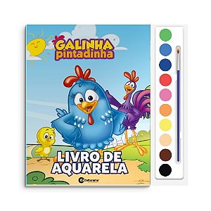 Livro Aquarela Pop - Galinha Pintadinha
