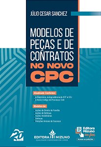 Livro Modelos de peças e de contratos no novo CPC