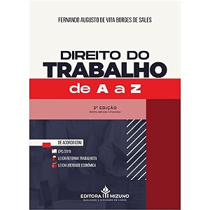 Livro Direito Do Trabalho De A A Z 3ª Edição