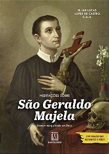 Livro Meditações sobre São Geraldo Majela: Homem mergulha...