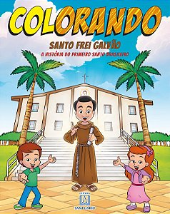 Livro Colorando - Santo Frei Galvão (Volume 1)