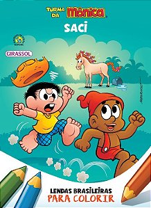 Livro Turma da Mônica - Lendas Brasileiras para Colorir -...