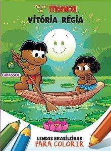 Livro Turma da Mônica - Lendas Brasileiras para Colorir -...