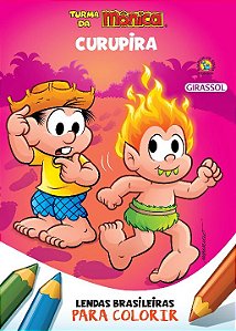 Livro Turma da Mônica - Lendas Brasileiras para Colorir -...