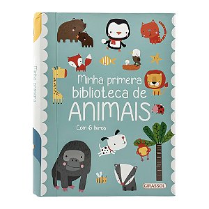 Livro Minha primeira biblioteca de animais: Com 6 livros