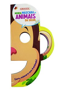 Livro Minha Máscara de Animais da Selva