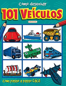 Livro Como desenhar 101 veículos (Volume 02)