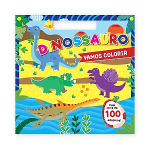 Livro Vamos Colorir - Dinossauro
