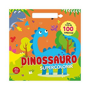 Livro Supercolorir - Dinossauro