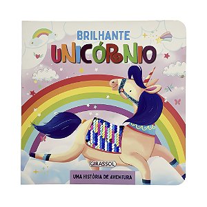 Livro Brilhante unicórnio