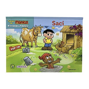 Livro Turma da Mônica - Brincando de folclore - Saci