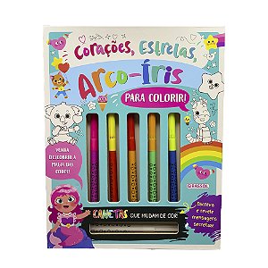 Livro Mania Colorida - Corações, Estrelas E Arco-Íris - P...
