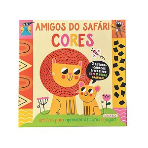 Livro Quebra-Cabeça Em Ação - Amigos Do Safári - Cores