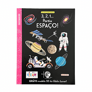 Livro Montar E Aprender - 3,2,1... Partiu Espaço! - Com M...
