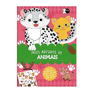 Livro Meus Adesivos De Animais - Muitos Passatempos E Tam...