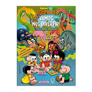Livro Turma Da Mônica - Folclore E Desafios: Vamos Nos Divertir...