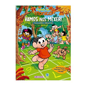 Livro Turma Da Mônica - Folclore E Desafios: Vamos Nos Mexer!