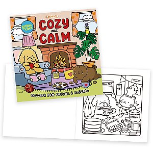 Livro Sunny Vibes - Cozy And Calm - Colorir Com Fofura E ...