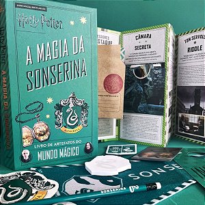 Livro Harry Potter - A Magia Da Sonserina + Brindes