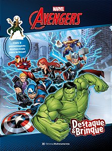 Livro Destaque E Brinque - Avengers