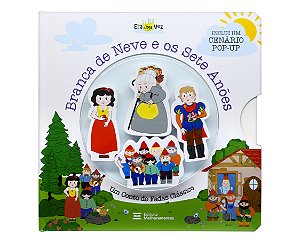 Livro Branca de neve e os sete anões (livro + cenário pop...