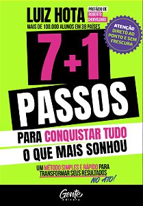 Livro 7 + 1 Passos Para Conquistar Tudo O Que Mais Sonhou