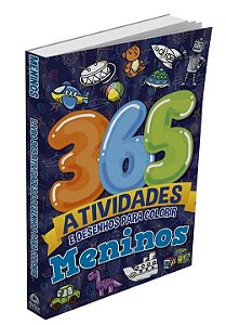 Livro 365 atividades e desenhos para colorir - Meninos