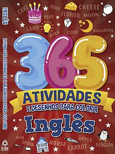 Livro 365 atividades e desenhos para colorir - Inglês