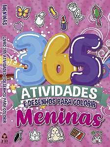Livro 365 atividades e desenhos para colorir - Meninas