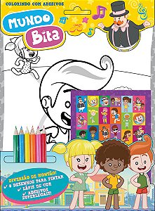 Livro Mundo Bita - Colorindo com adesivos
