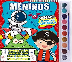 Livro Meninos - Livro para pintar