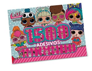 Livro L.O.L. Surprise! - Prancheta para colorir com 1500 ...