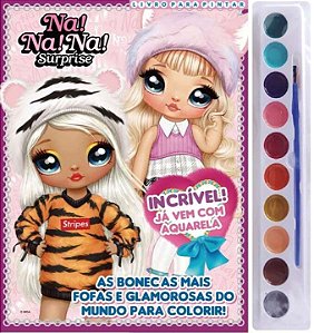 Livro Na! Na! Na! Surprise - Livro para pintar com aquare...