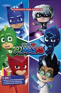 Livro PJ Masks - Atividades para divertir